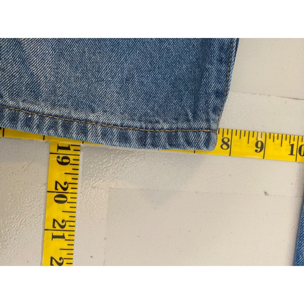 Vervet Flying Monkey Distressed High-Waisted Denim Jeans Size 28 Blue - Picture 11 of 11
